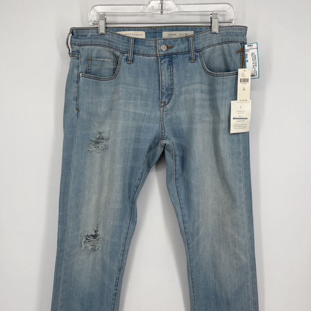 Pilcro Straight Crop Jeans