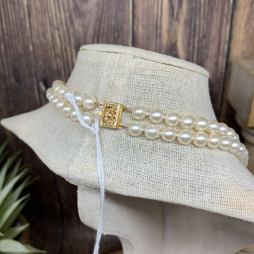 Pearl & 14k Necklace