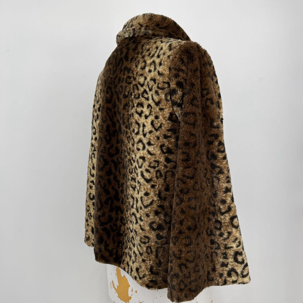 Jayley 3/4 Slv Animal Print Jacket