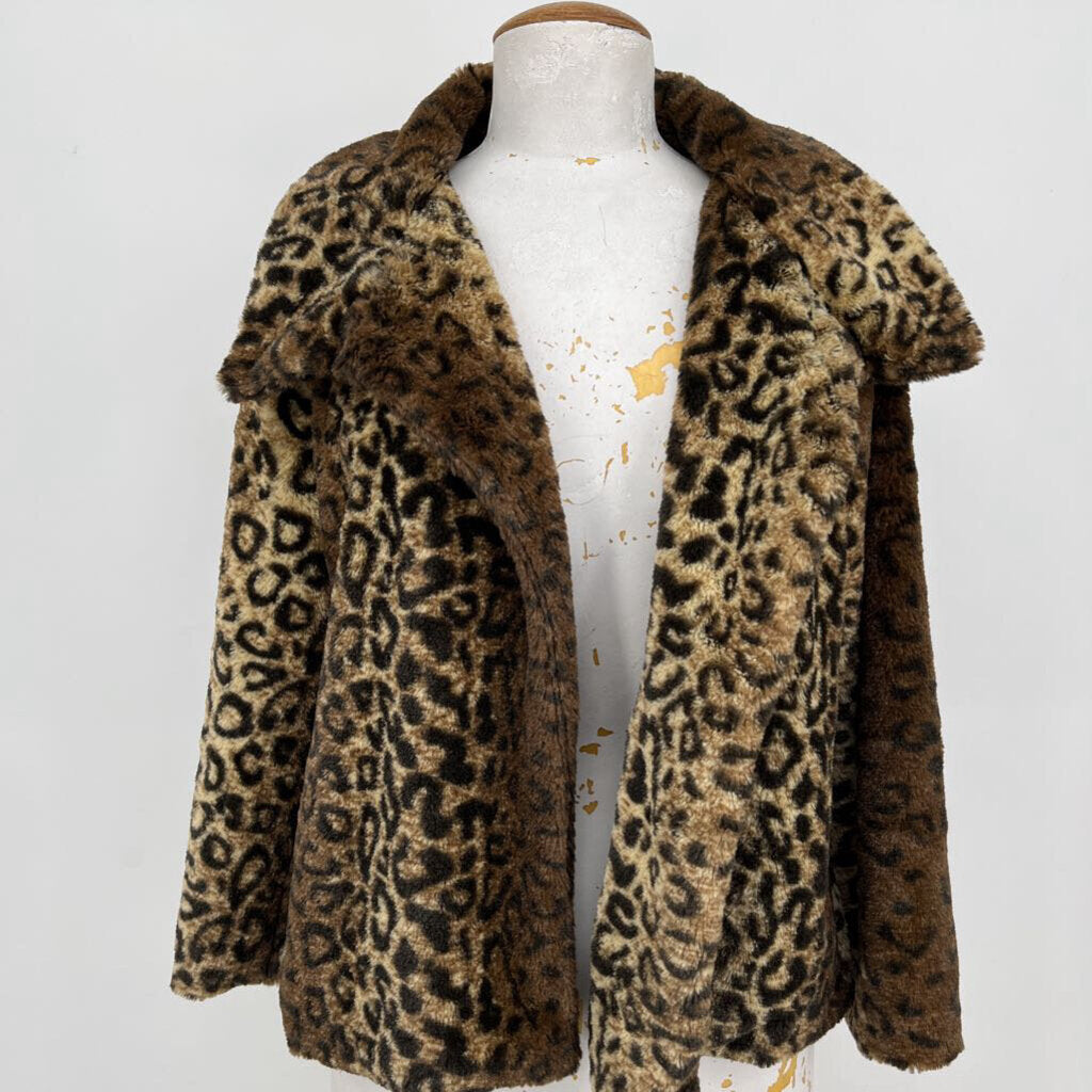 Jayley 3/4 Slv Animal Print Jacket