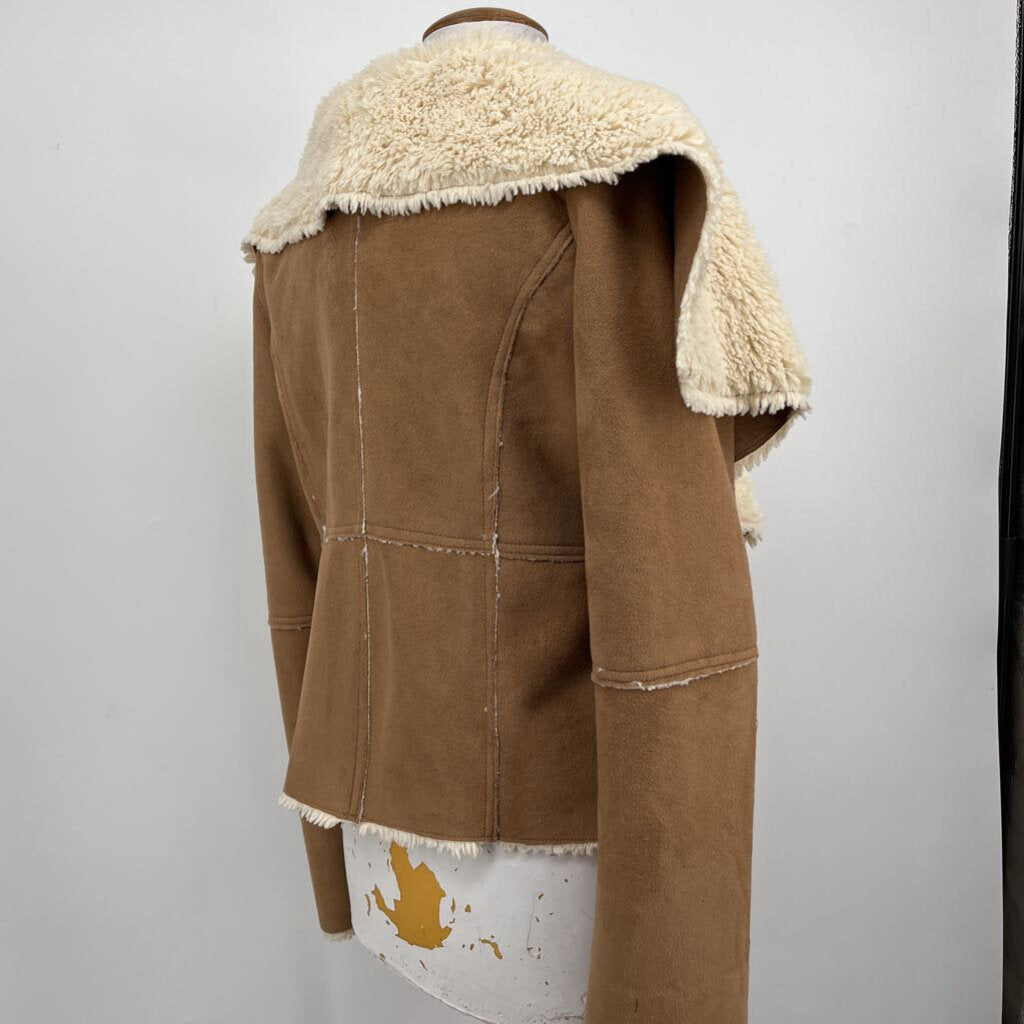 B Hip Faux Suede Jacket