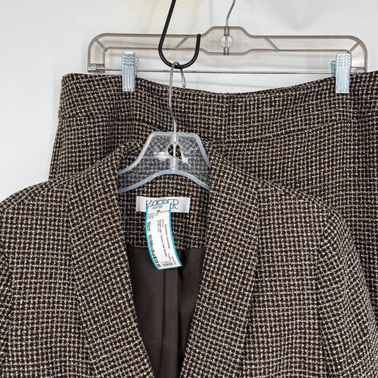 Kasper 2pc Tweed Suit