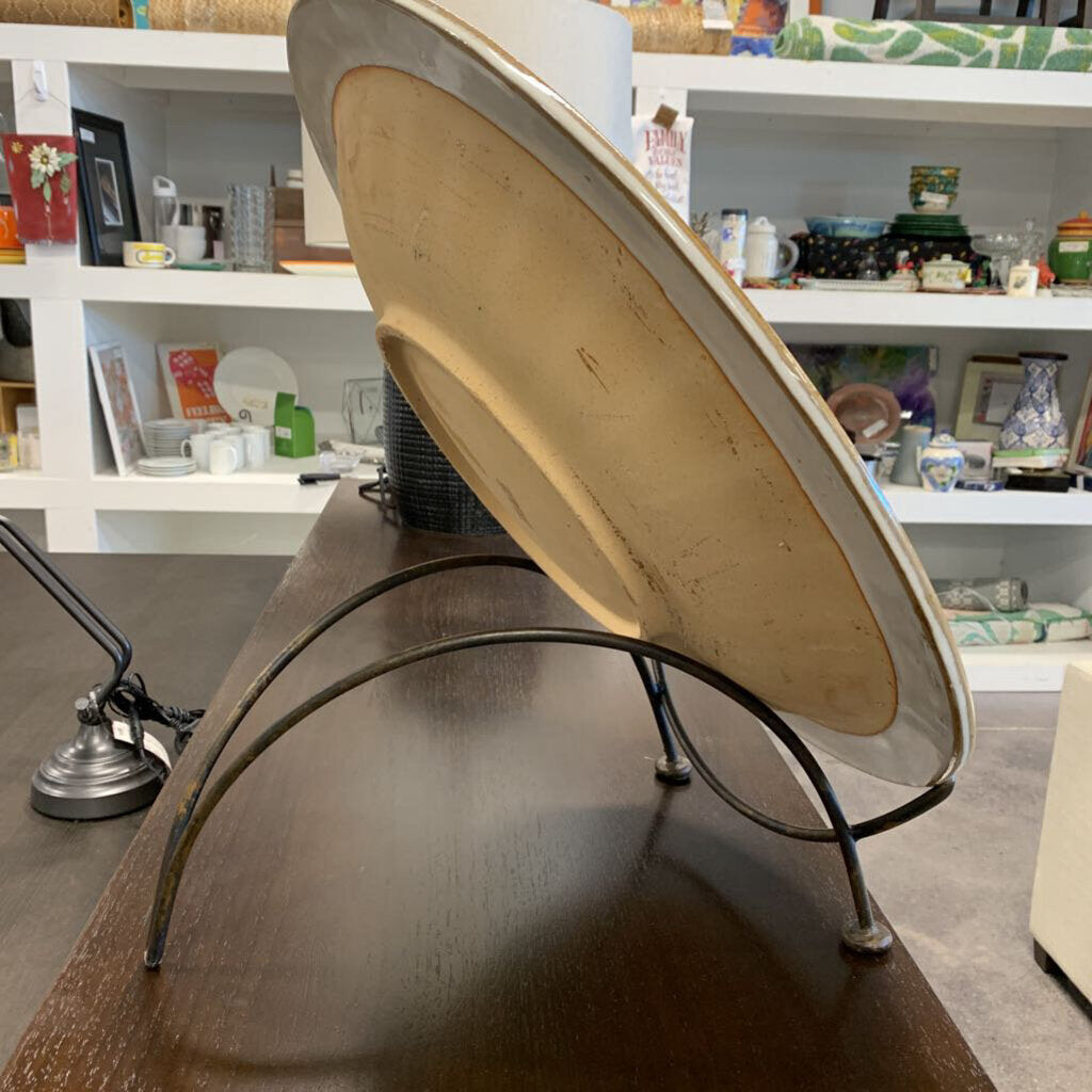 Decorative Plate w/Stand