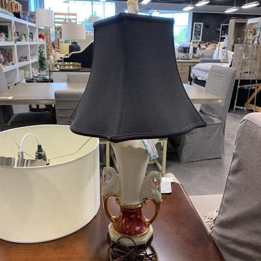 Victorian Swan Lamp