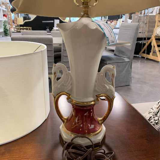 Victorian Swan Lamp