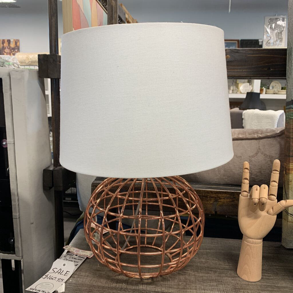 Copper Look Base Lamp
