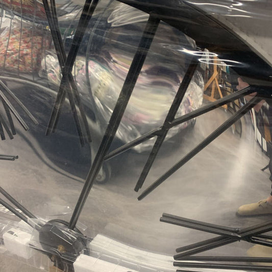 Metal Mirror Clock