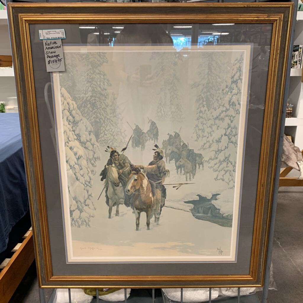 Native American Snow Passage