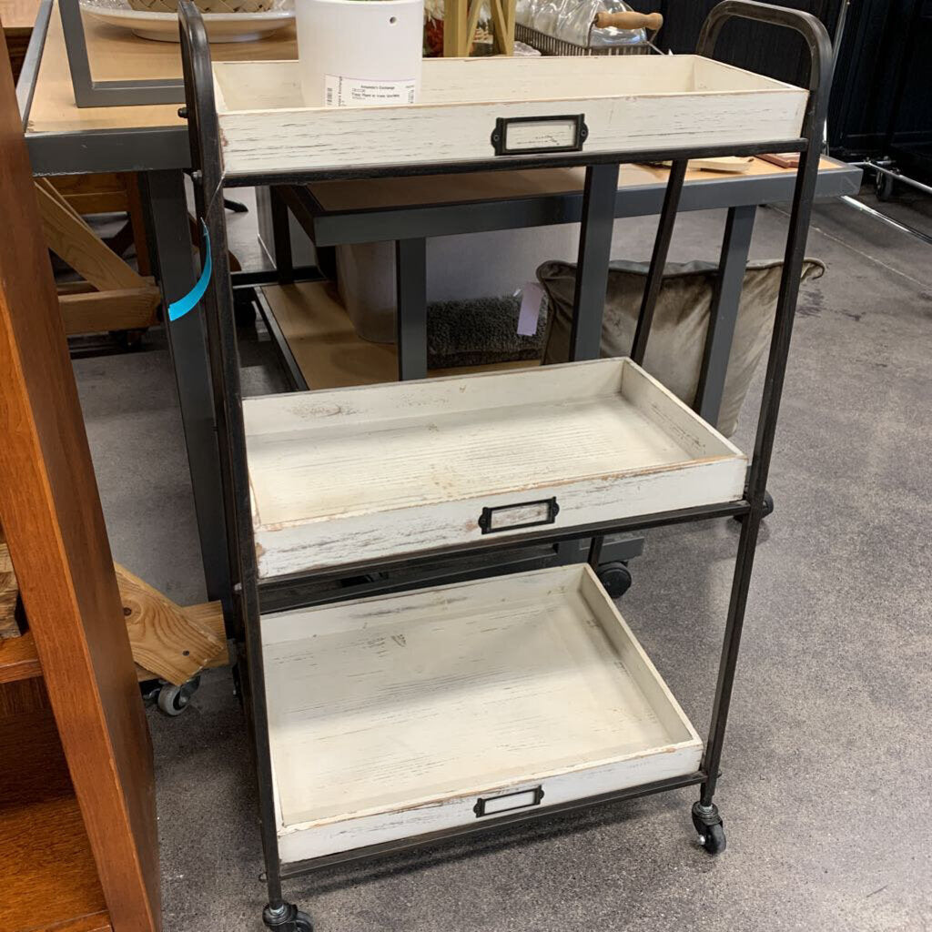 Three Tiered Rolling Cart