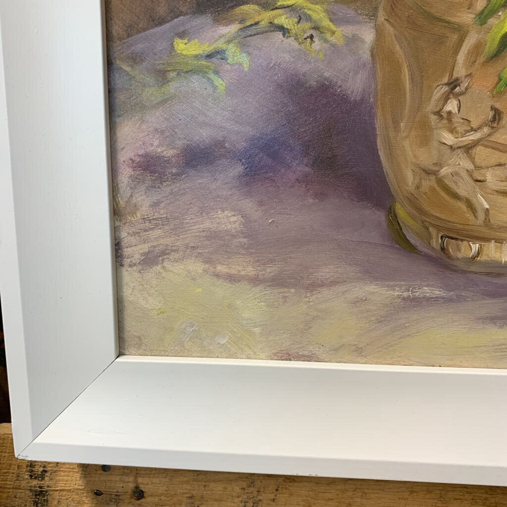 Framed Flower Bouquet in Pitcher