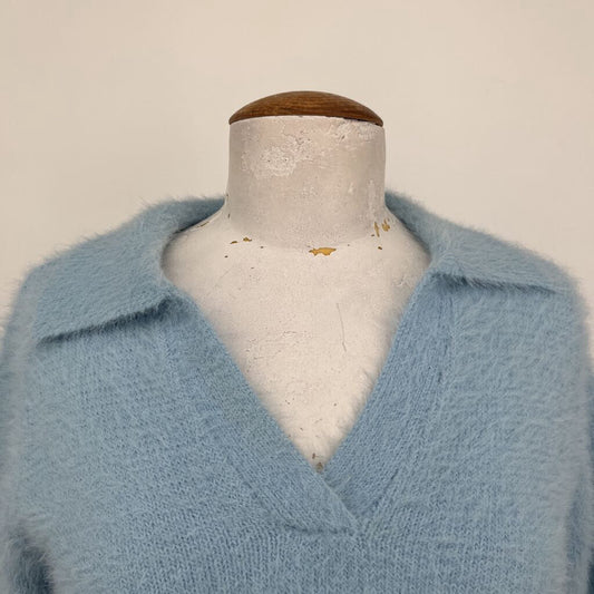 William Rast S/s Fuzzy Sweater