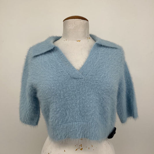 William Rast S/s Fuzzy Sweater