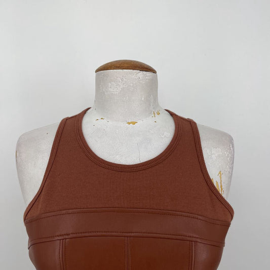 LA made Faux Leather Shirt