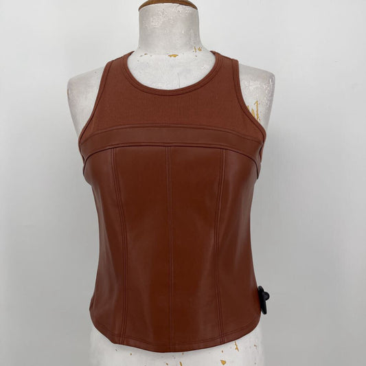 LA made Faux Leather Shirt
