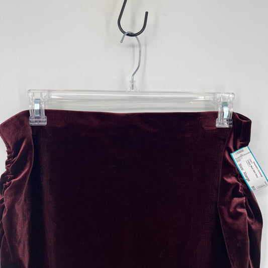 Velour Maxi Skirt