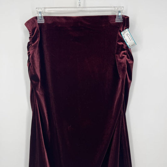 Velour Maxi Skirt