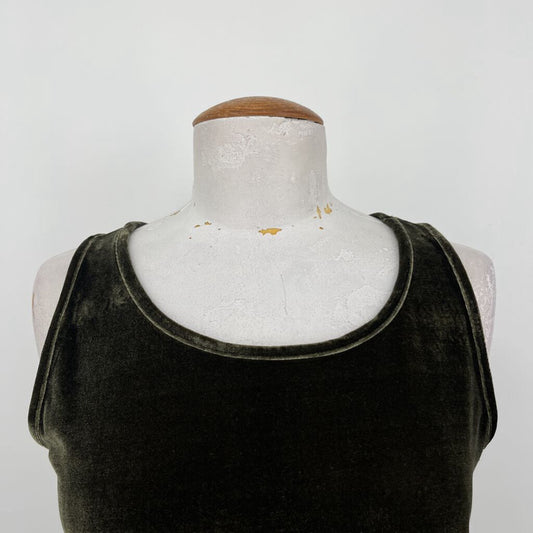 John Mark Sleeveless Velvet Tunic