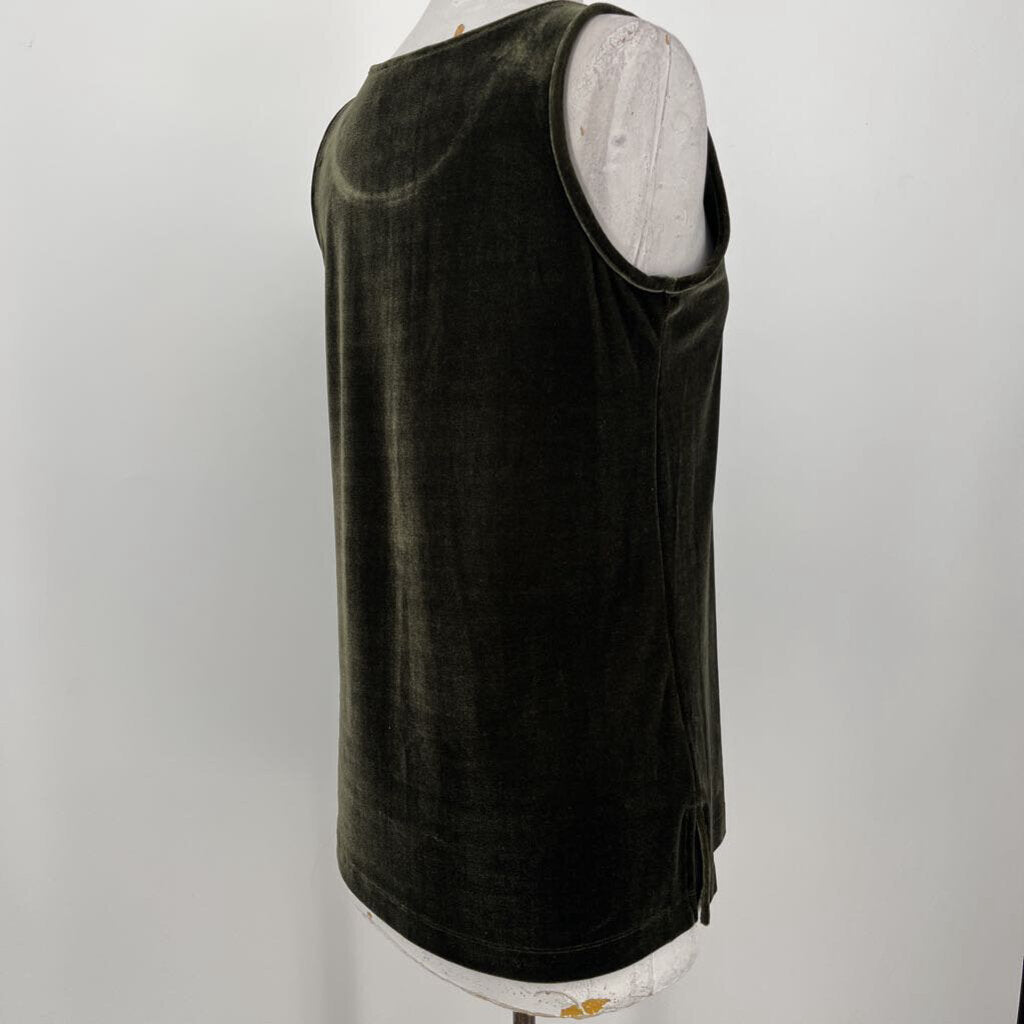 John Mark Sleeveless Velvet Tunic