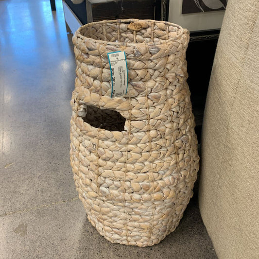 Rattan Braided Floor Vase