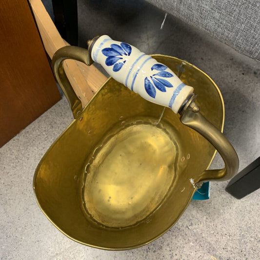 Danish Brass Skuttle Bucket