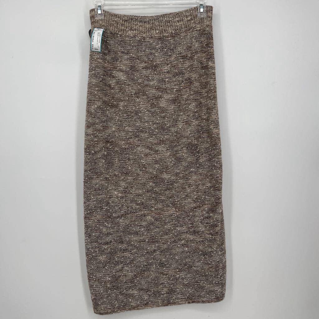 Moth Long Tweed Skirt