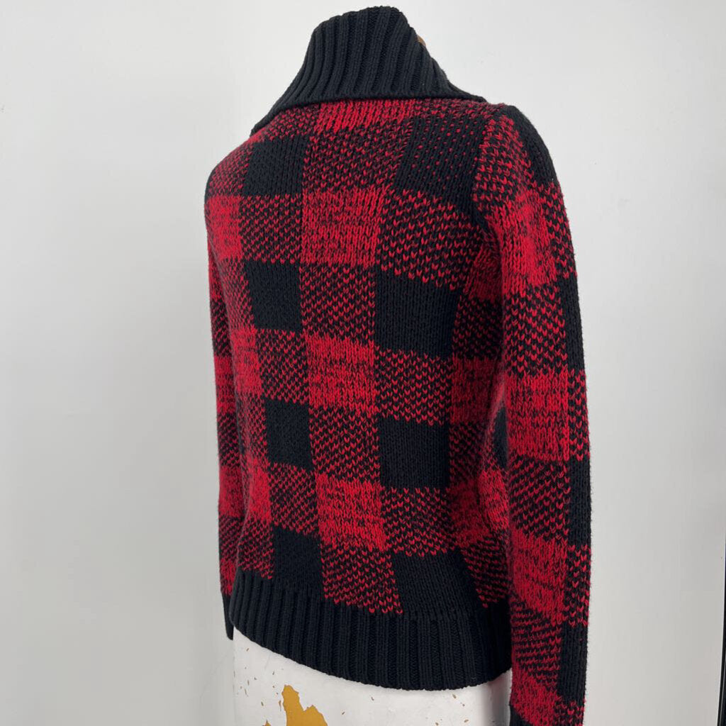 Dex Plaid Knit Zip Jacket