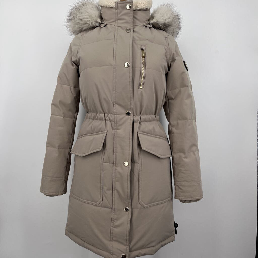 Michael Kors Hooded Down Coat