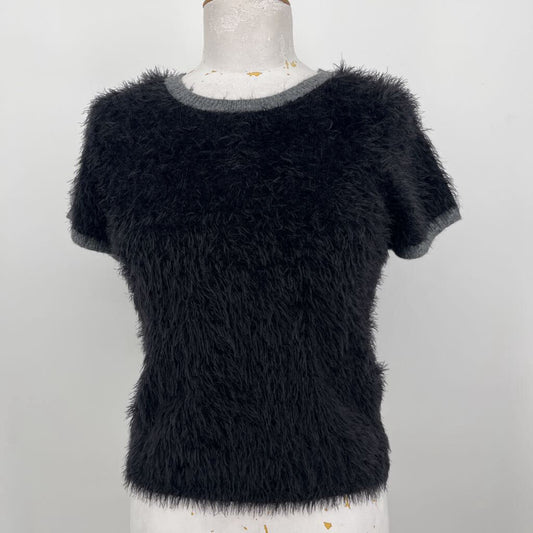 Natural Life S/s Fuzzy Sweater