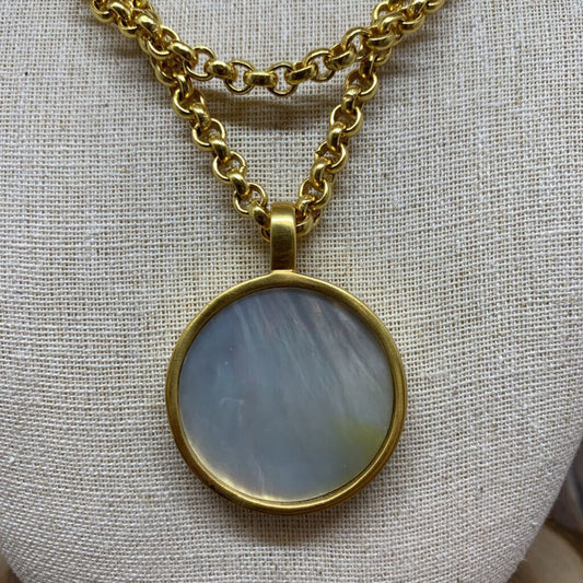 Julie Vos Coin Necklace