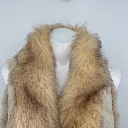 Faux Fur Open Vest