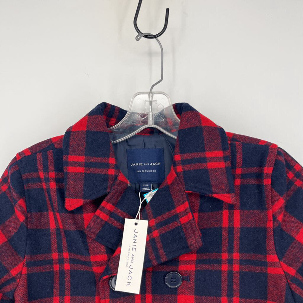 Janie and Jack Plaid Coat