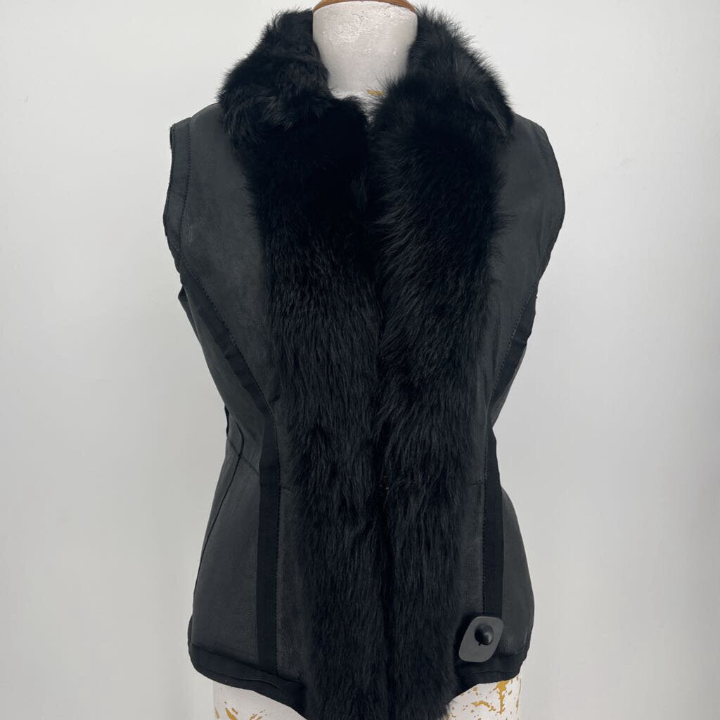 Saks Fifth Ave Lamb/Sherling Vest