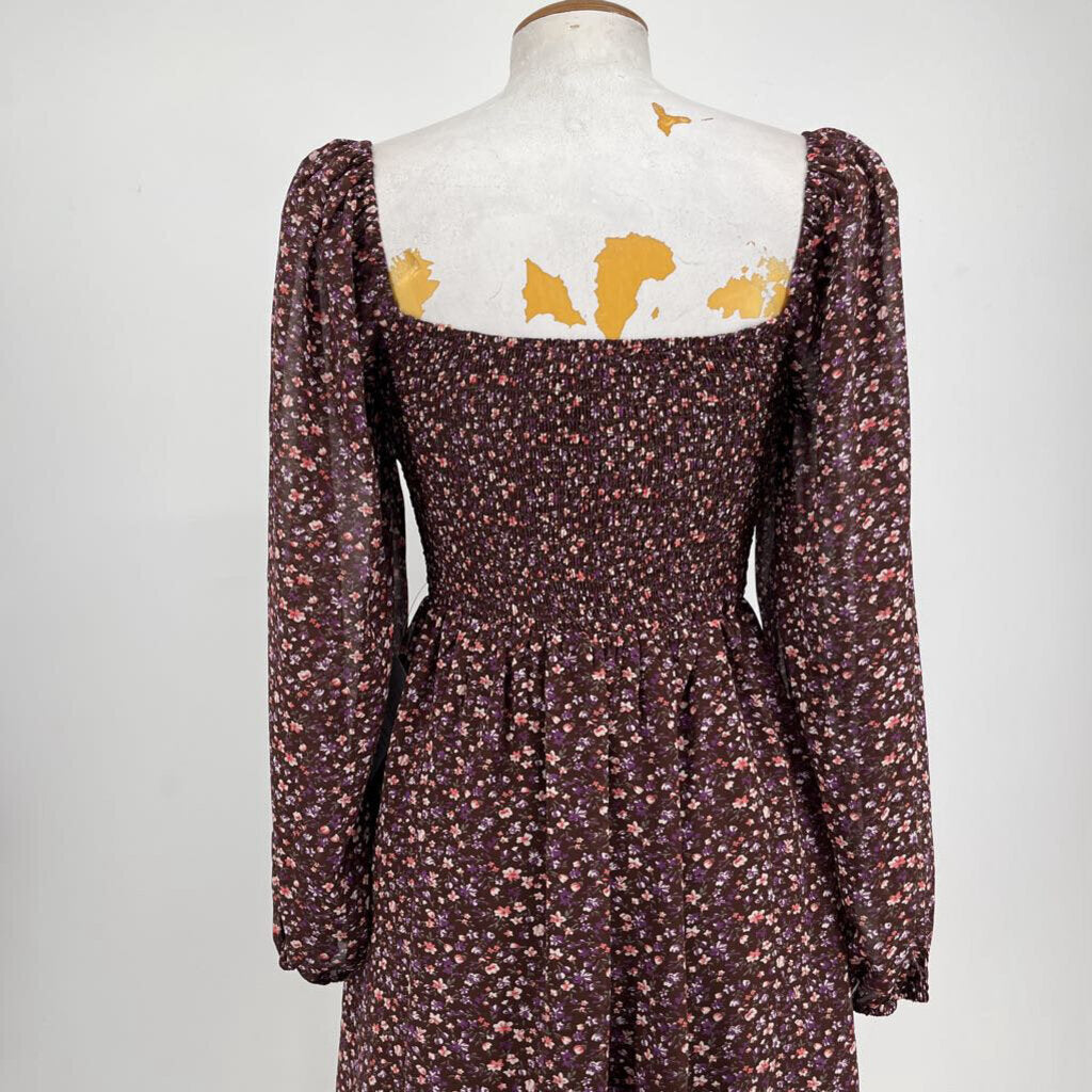 Lush L/s Floral Dress