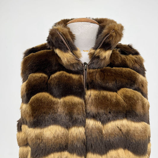 Chicos Faux Fur Vest