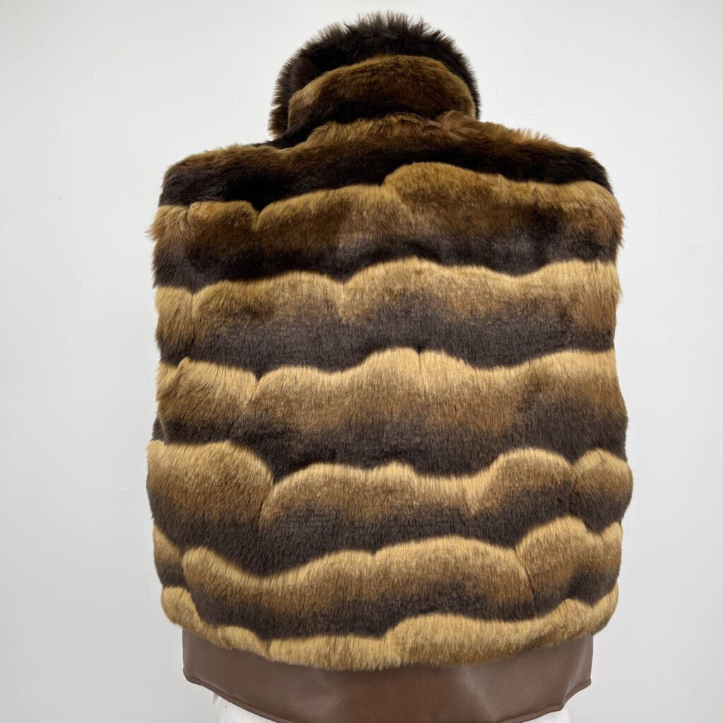 Chicos Faux Fur Vest