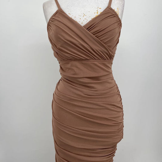 Elliatt Slvls Ruched Sides Dress
