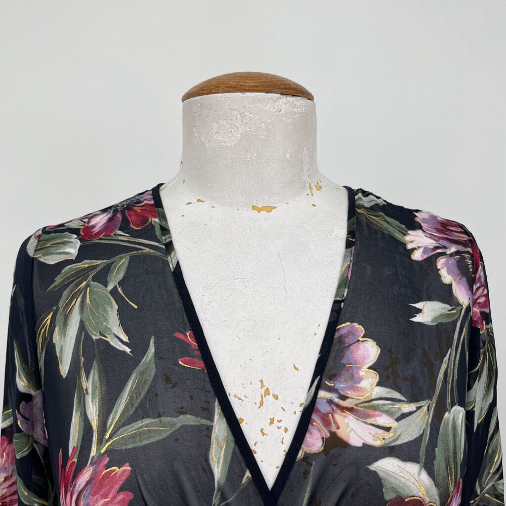 Alexa B L/s Floral Dress