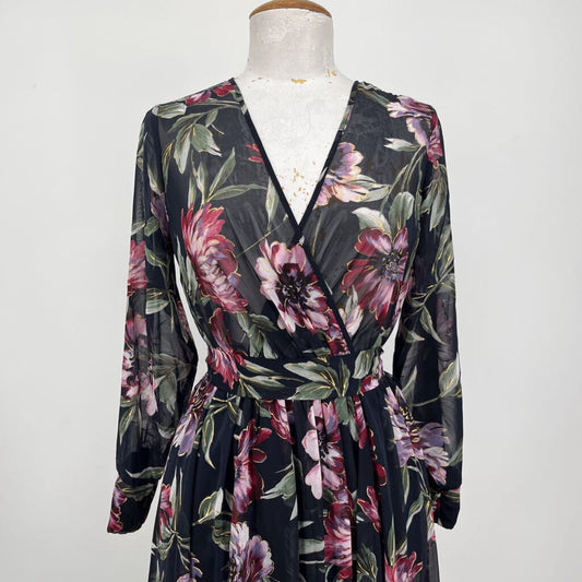 Alexa B L/s Floral Dress