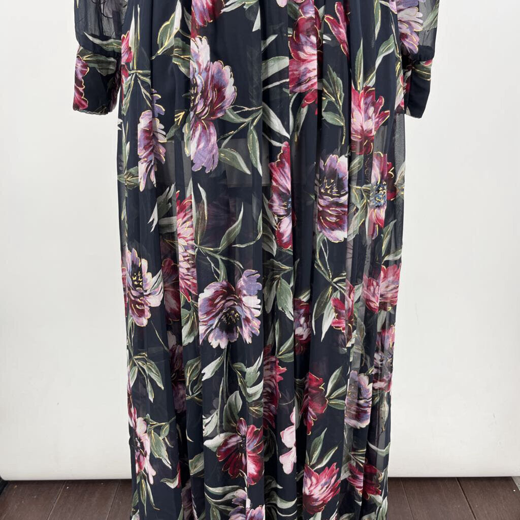 Alexa B L/s Floral Dress