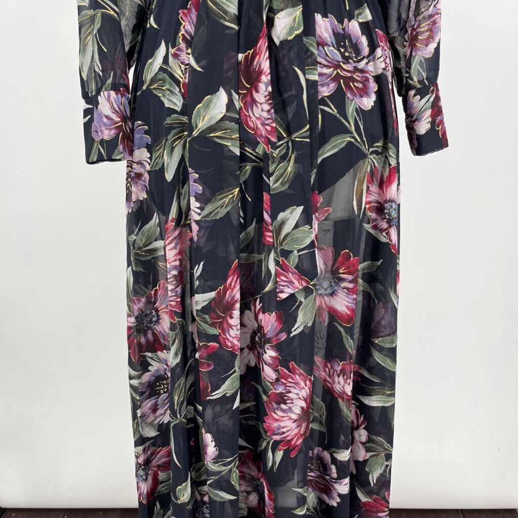 Alexa B L/s Floral Dress