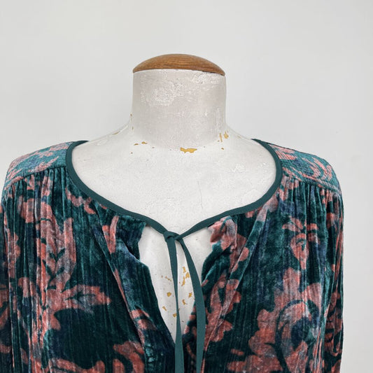 Anthropologie L/s Floral Shirt