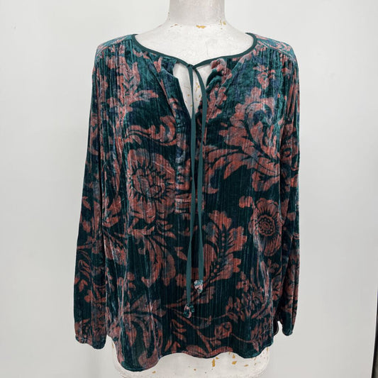 Anthropologie L/s Floral Shirt
