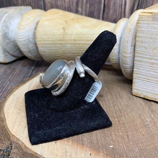 Snake Gem Sterling Ring