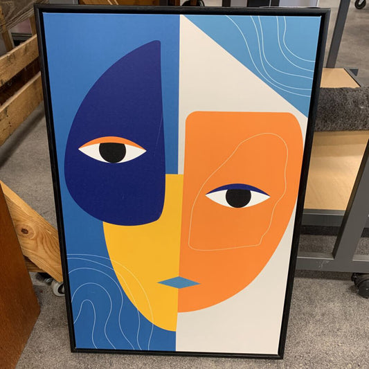 Framed Abstract Face