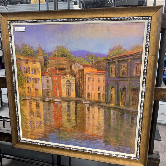 Framed City Scene Art