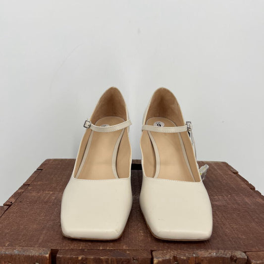 Anthropologie square toe Heels