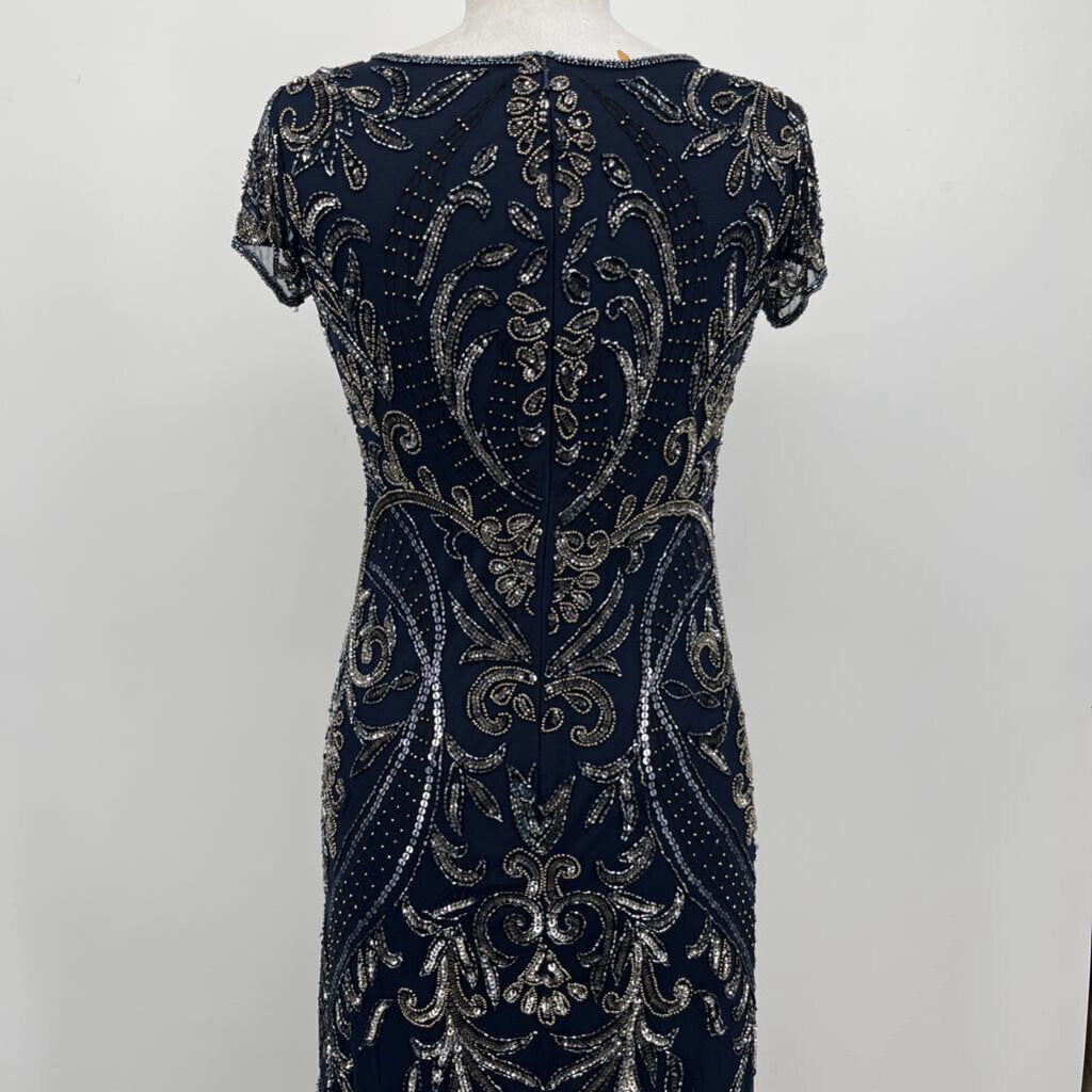 Pisarro Nights S/s Beaded Gown