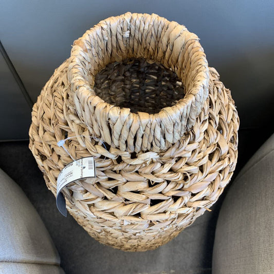 Wicker Floor Vase