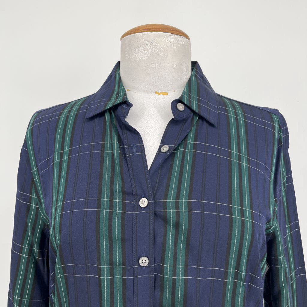 Untuckit L/s Plaid Dress