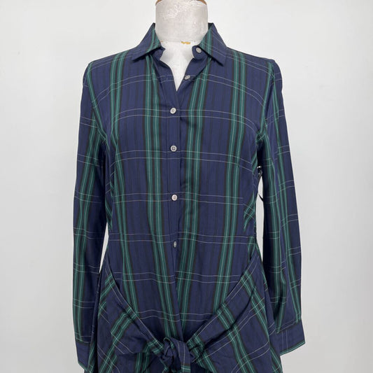 Untuckit L/s Plaid Dress